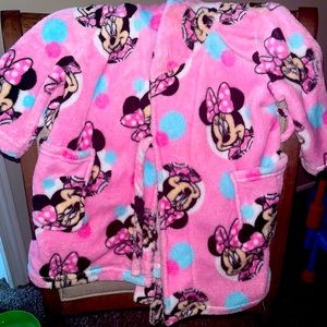 Minnie Mouse plush robe